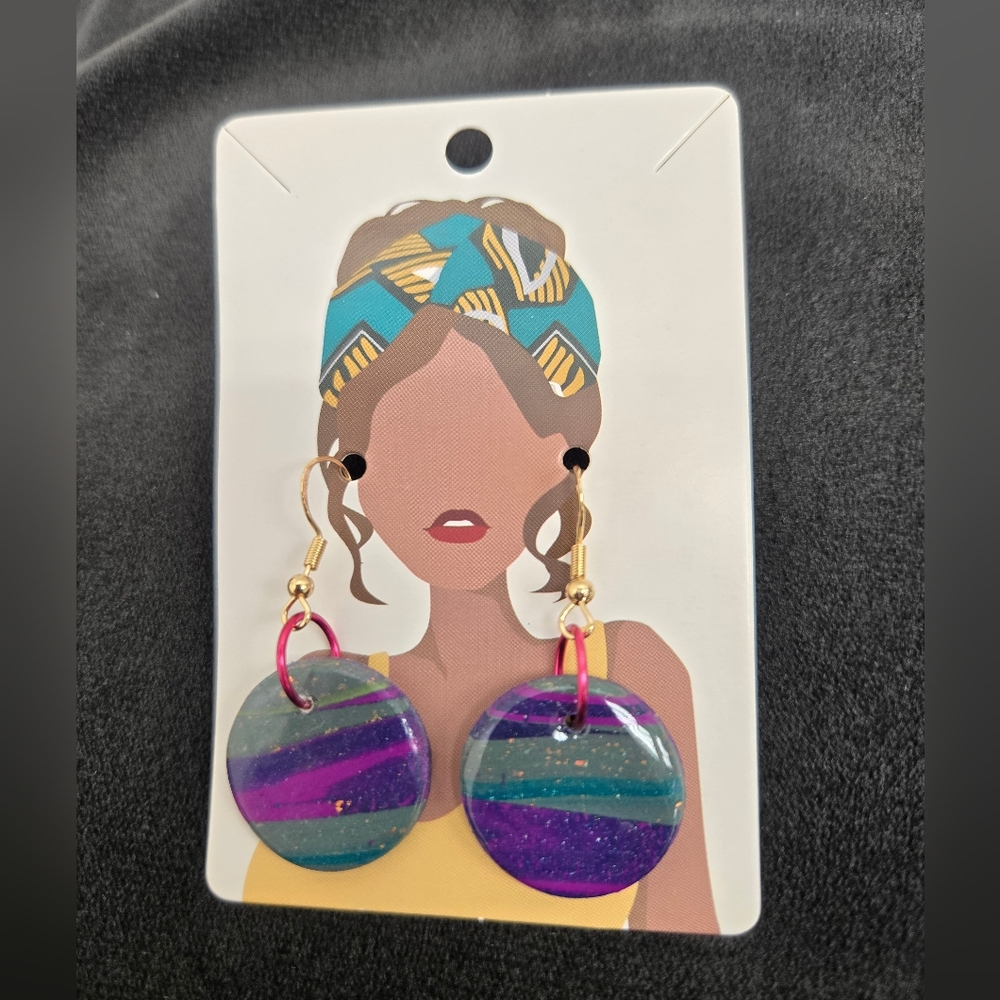 Colorful Striped Earrings